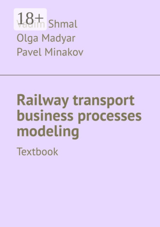 Railway transport business processes modeling. Textbook