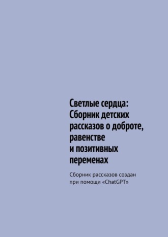 Светлые сердца: Сборник детских рассказов о доброте, равенстве и позитивных переменах. Сборник рассказов создан при помощи «ChatGPT»