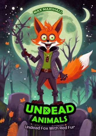 Undead Fox With Red Fur. Undead Animals