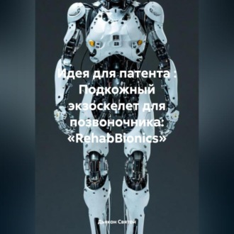Идея для патента : Подкожный экзоскелет для позвоночника: «RehabBionics»