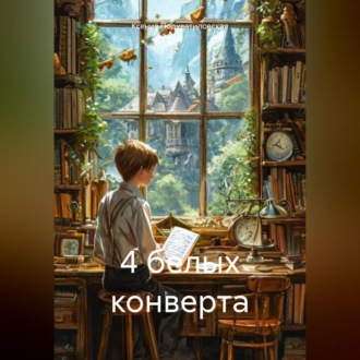 4 белых конверта