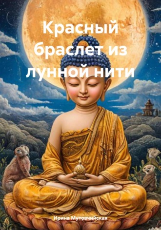 Красный браслет из лунной нити