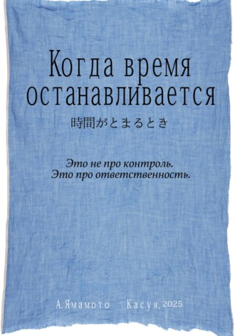 Когда время останавливается