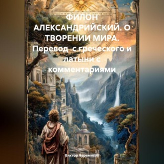 ФИЛОН АЛЕКСАНДРИЙСКИЙ О ТВОРЕНИИ МИРА Перевод с греческого и латыни с комментариями