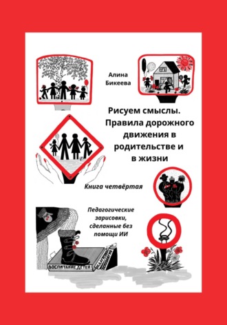 Рисуем смыслы. Правила дорожного движения в родительстве и в жизни. Книга четвёртая Педагогические зарисовки, сделанные без помощи ИИ