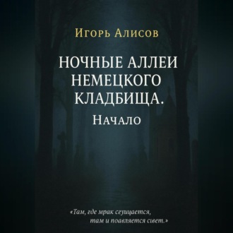 Ночные аллеи Немецкого кладбища. Начало.