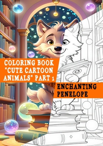 Coloring book «Cute Cartoon Animals». Part 1