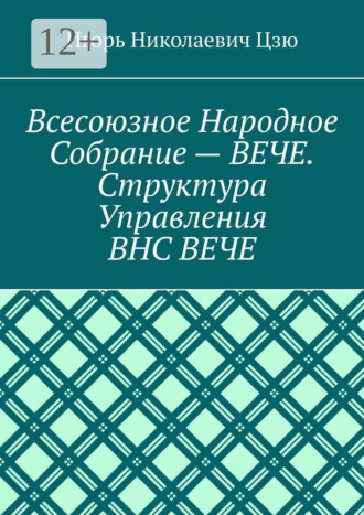 Всесоюзное народное собрание – Вече. Структура управления ВНС Вече