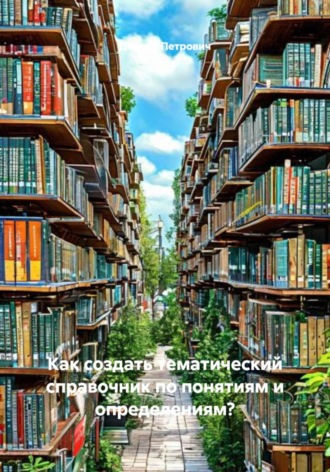 Как создать тематический справочник по понятиям и определениям?