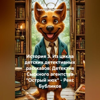 История 3. Из цикла детских детективных рассказов: Детектив Сыскного агентства «Острый нюх» – Рекс Бубликов
