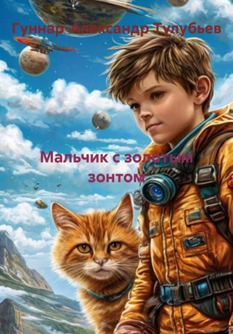Мальчик с золотым зонтом