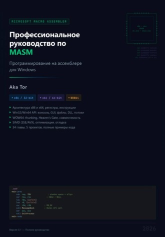 Профессиональное руководство по MASM