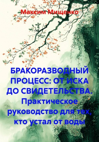 БРАКОРАЗВОДНЫЙ ПРОЦЕСС: ОТ ИСКА ДО СВИДЕТЕЛЬСТВА. Практическое руководство для тех, кто устал от воды