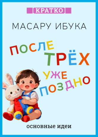 После трех уже поздно. Масару Ибука. Кратко