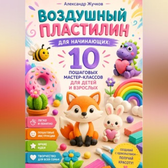 Воздушный пластилин для начинающих 10 пошаговых мастер-классов для детей и взрослых.