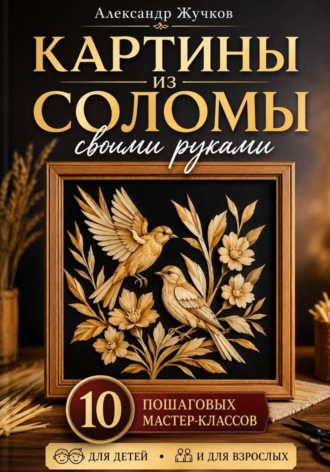 Картины из соломы своими руками. 10 пошаговых мастер-классов для детей и взрослых