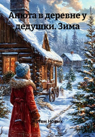 Анюта в деревне у дедушки. Зима