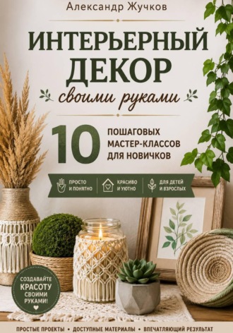 Интерьерный декор своими руками. 10 пошаговых мастер-классов для новичков
