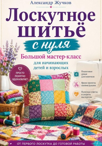Лоскутное шитьё с нуля. Большой мастер-класс для начинающих детей и взрослых