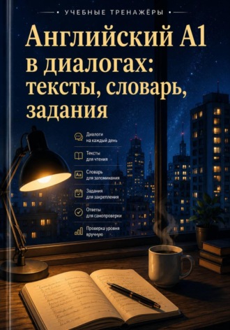 Английский A1 в диалогах: тексты, словарь, задания