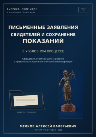 ПИСЬМЕННЫЕ ЗАЯВЛЕНИЯ СВИДЕТЕЛЕЙ И СОХРАНЕНИЕ ПОКАЗАНИЙ