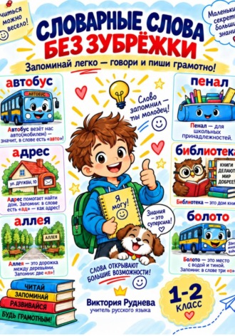 Словарные слова без зубрежки 1-2 класс