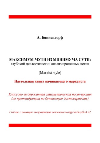 МАКСИМУМ МУТИ ИЗ МИНИМУМА СУТИ